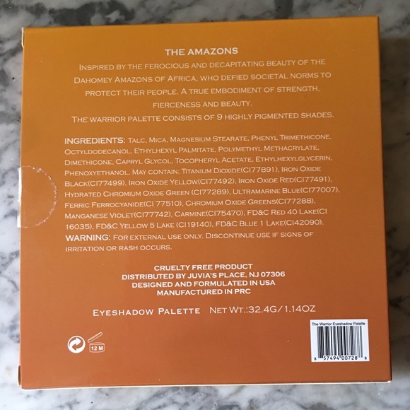 The Warrior palette by Juvia’s - Picture 5 of 5